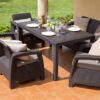 Baštenski set Corfu Fiesta Pe ratan CU 223230 - Curver