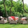 Baštenski set Corfu II Pe ratan CU 227640 Curver – Allibert
